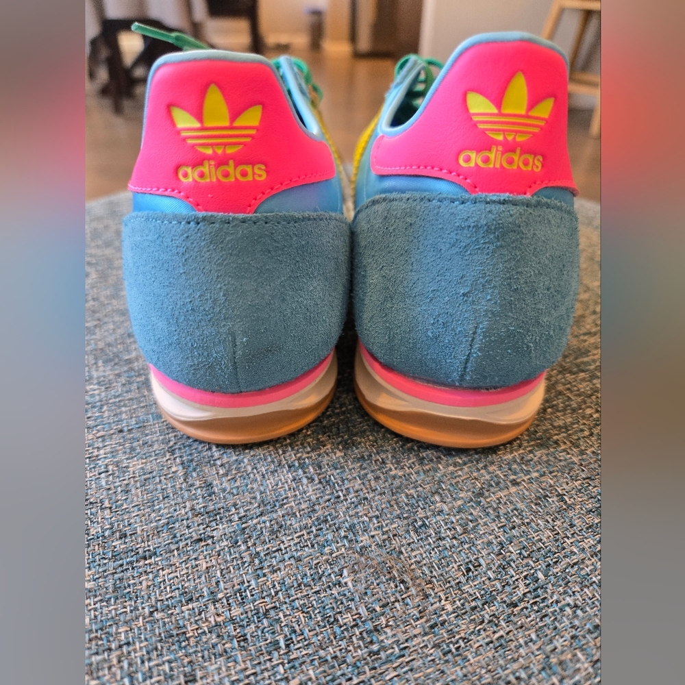 Adidas SL 72 OG W Womens Casual Shoes in Blue/Yellow/Pink - Picture 9 of 9